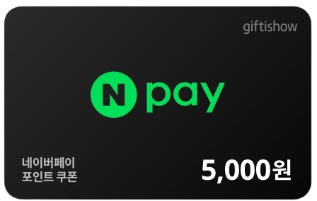 네이버페이 5,000원